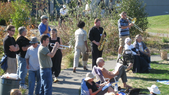 Big Band in the crowd